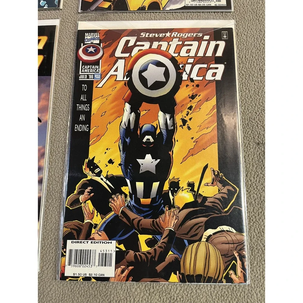Captain America Steve‎ Rogers Comic Book Lot 4 Issues Heroes Return Universe